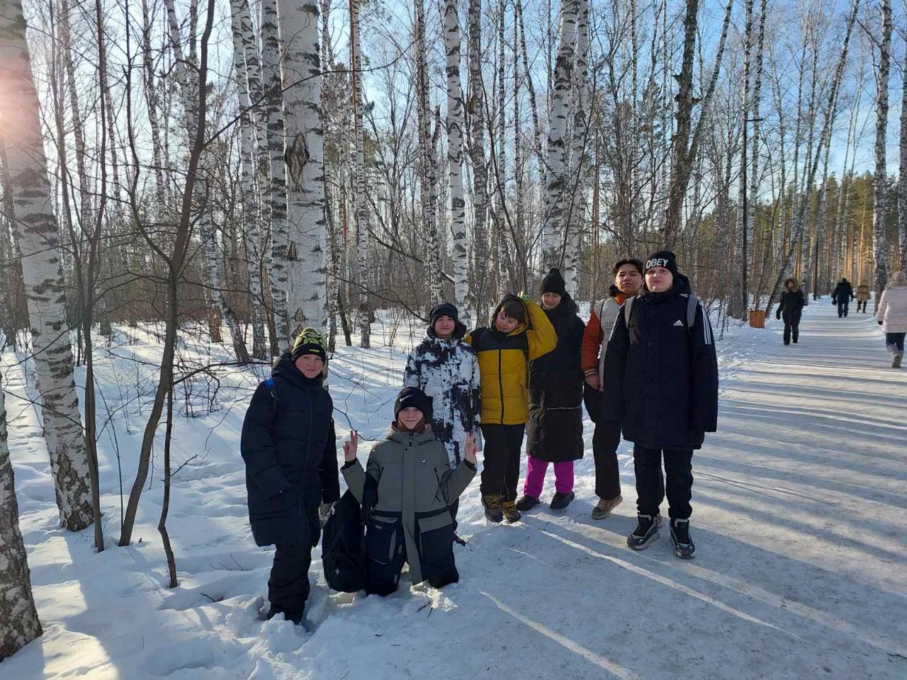 Посещение эко-парка Гремячая Грива ( 6Г  класс).